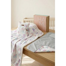 Hamur Yenidoğan 3 Prç Anne Bebek Hediyesi Hastane Çıkışı Battaniye Alt Açma Çantası Organizer Set Elephant