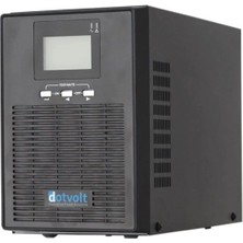 Dotvolt Mn 1KVA(900W) 1/1 On-Lıne UPS,2X9AH,5/15