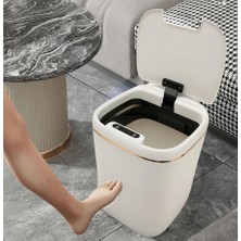 Melinee Hareket Sensörlü Otomatik Aç-Kapa Kapak & Pilli - Sağlam Plastik Çöp Kovası ( 20LT )