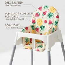 YoldaBebekVar Çilekler - Mama Sandalyesi Minderi