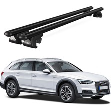 Today Auto Venüs Audi A4 Allroad (2016-2024) Uyumlu Siyah Ara Atkı Port Bagaj Tavan Barı
