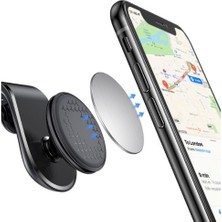 Araba Klimasına Takılan Mandallı 360 Mıknatıslı Telefon Tutucu Midastech