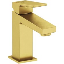 Artema Minimax Square Lavabo Bataryası Fırçalı Altın A4372025
