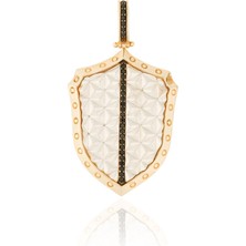 Berk Mücevherat 14 Ayar Altın Tasarım Erkek Kolye Ucu