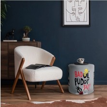 Adawall Home Grey Tweety Puf