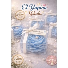Larina Hediyelik Kokulu Mum Hediyelik – Kişiye Özel Söz Nişan Düğün Mevlüt Için Şeffaf Kutulu Çiçek Mum