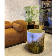 Adawall Yeşil Orman Manzaralı Puf