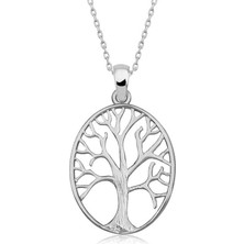 Kenpazar 925 Ayar Gümüş Hayat Ağacı Kadın Gümüş Kolye