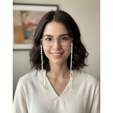 OptiPoint Beyaz Tasarım Gözlük Ipi