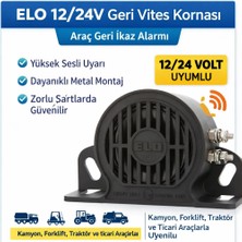Elo Geri Vites Kornası 12/24 Volt 110DB Ece R10 Belgeli