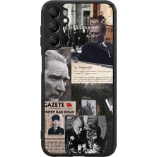 Samsung Galaxy A14 Uyumlu Mustafa Kemal Ataturk Tasarımlı Glossy Premium Kılıf
