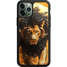 iPhone 11 Pro Uyumlu Aslan Tasarımlı Glossy Premium Kılıf
