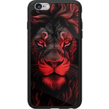 iPhone 6 Plus / 6s Plus Uyumlu Aslan Tasarımlı Glossy Premium Kılıf