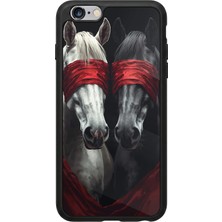 iPhone 6 Plus / 6s Plus Uyumlu At Horse Tasarımlı Glossy Premium Kılıf