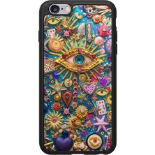 iPhone 6 Plus / 6s Plus Uyumlu Göz Tasarımlı Glossy Premium Kılıf