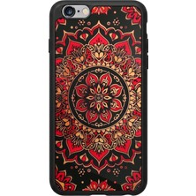 iPhone 6 Plus / 6s Plus Uyumlu Mandala Tasarımlı Glossy Premium Kılıf