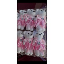 Mutkin Strafor Ayı Boy 11 cm Paket 10 Lü (10 Adet) Pembe