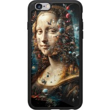 iPhone 6 Plus / 6s Plus Uyumlu Monalisa Tasarımlı Glossy Premium Kılıf