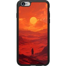 iPhone 6 Plus / 6s Plus Uyumlu Güneş Tasarımlı Glossy Premium Kılıf