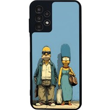 Samsung Galaxy A23 Uyumlu The Simpsons Tasarımlı Glossy Premium Kılıf