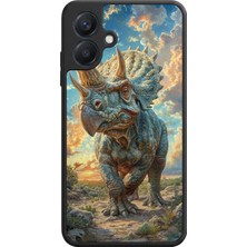 Samsung Galaxy A07 Uyumlu Dinazor Tasarımlı Glossy Premium Kılıf