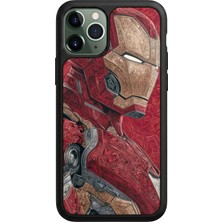 iPhone 11 Pro Max Uyumlu Iron Man ( Demir Adam ) Tasarımlı Glossy Premium Kılıf