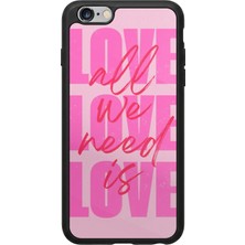 iPhone 6 Plus / 6s Plus Uyumlu Love Tasarımlı Glossy Premium Kılıf