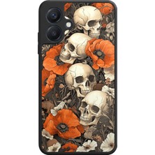 Samsung Galaxy A07 Uyumlu Kurukafa Tasarımlı Glossy Premium Kılıf