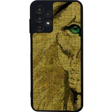 Samsung Galaxy A23 Uyumlu Aslan Tasarımlı Glossy Premium Kılıf