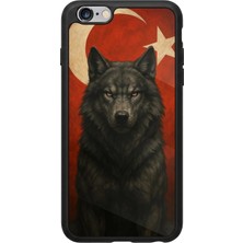 iPhone 6 Plus / 6s Plus Uyumlu Bozkurt Tasarımlı Glossy Premium Kılıf