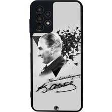 Samsung Galaxy A23 Uyumlu Mustafa Kemal Ataturk Tasarımlı Glossy Premium Kılıf