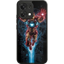 Oppo A6 Pro Uyumlu Iron Man ( Demir Adam ) Tasarımlı Glossy Premium Kılıf