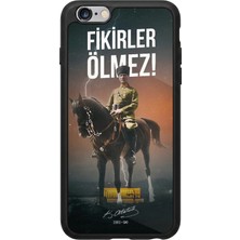 iPhone 6 Plus / 6s Plus Uyumlu Mustafa Kemal Ataturk Tasarımlı Glossy Premium Kılıf