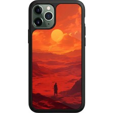 iPhone 11 Pro Max Uyumlu Güneş Tasarımlı Glossy Premium Kılıf