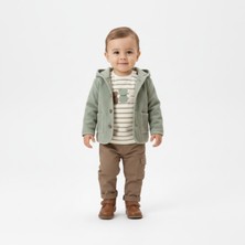 Mumbino Erkek Çocuk 3'lü Ceketli Takım / Ceket - T-Shirt - Pantolon 3 Parça Takım 06-24 Ay