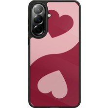 Samsung Galaxy A57 Uyumlu Kalp Love Tasarımlı Glossy Premium Kılıf