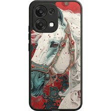 Oppo A6 Pro Uyumlu At Horse Tasarımlı Glossy Premium Kılıf