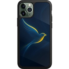 iPhone 11 Pro Max Uyumlu Fenerbahce Tasarımlı Glossy Premium Kılıf