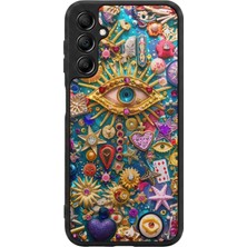 Samsung Galaxy A14 Uyumlu Göz Tasarımlı Glossy Premium Kılıf