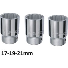 ALWAYSSPEED Ht- Rico 17-19-21MM 3/4 Yıldız Lokma Ağır Lokma Takımı