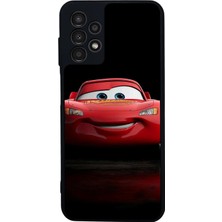 Samsung Galaxy A13 Uyumlu Şimsek Mcqueen Tasarımlı Glossy Premium Kılıf