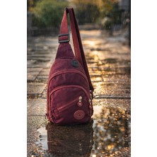 Anıl Bags Unisex Krinkıl Su Geçirmez Çanta, Çapraz Askılı Omuz ve Göğüs Çantası, Bodybag