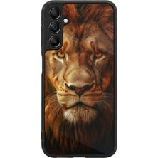Samsung Galaxy A14 Uyumlu Aslan Tasarımlı Glossy Premium Kılıf