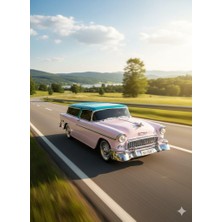 Telkur WS-1955 Nostaljik Araba Görünümlü Bluetooth,hafıza Kartı,usb Bellek,aux ve Radyo Destekli Hoparlör Beyaz