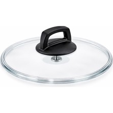 Arcak2 Karaca Kulp ve 20 cm Tencere Sahan Tava Cam Kapağı