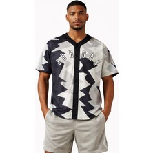 Nike Jordan Essentials Jarse Renkli Gömlek Siyah Beyaz