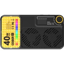 Colbor W40R 40W Rgb Taşınabilir LED Video Aydınlatma Paneli
