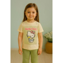 GMG Collection Baby Rahat Giyim Şort Tişört Pijama Takımhello