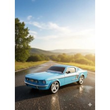 Telkur WS-1967 Nostaljik Araba Görünümlü Bluetooth,hafıza Kartı,usb Bellek,aux ve Radyo Destekli Hoparlör Mavi