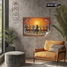 Akıllı Kağıt Statik Tutunma Özellikli Tablo - Poster Hayvan (Model-22)